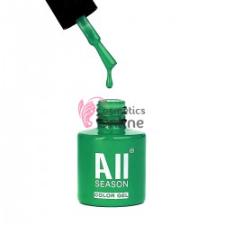 Oja semipermanenta ALL SEASION Color Gel UV / LED de 8 ml Cod 40 Green-Tucoaz